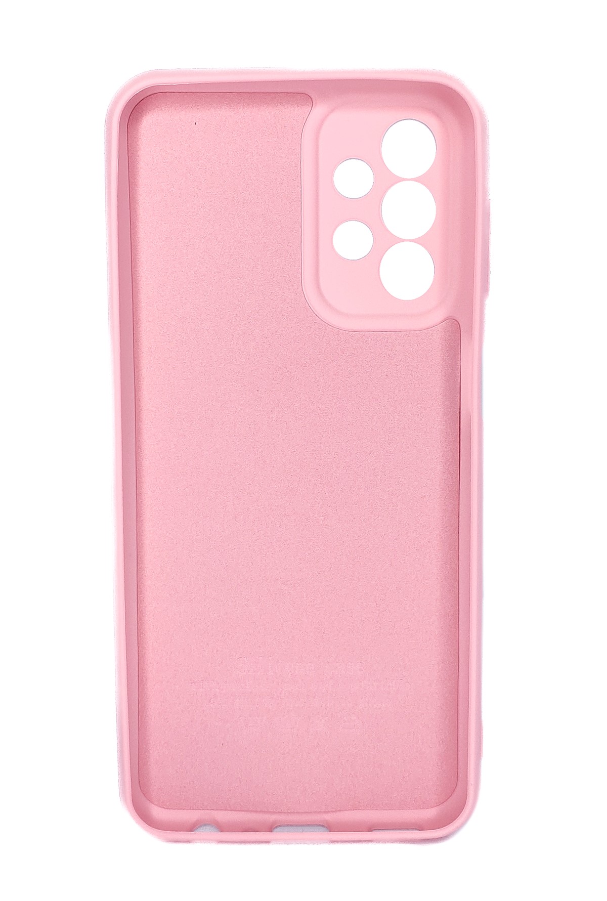 Protectores para celular  para Samsung  A13 (4G) Funda de silicona con felpa Rosa